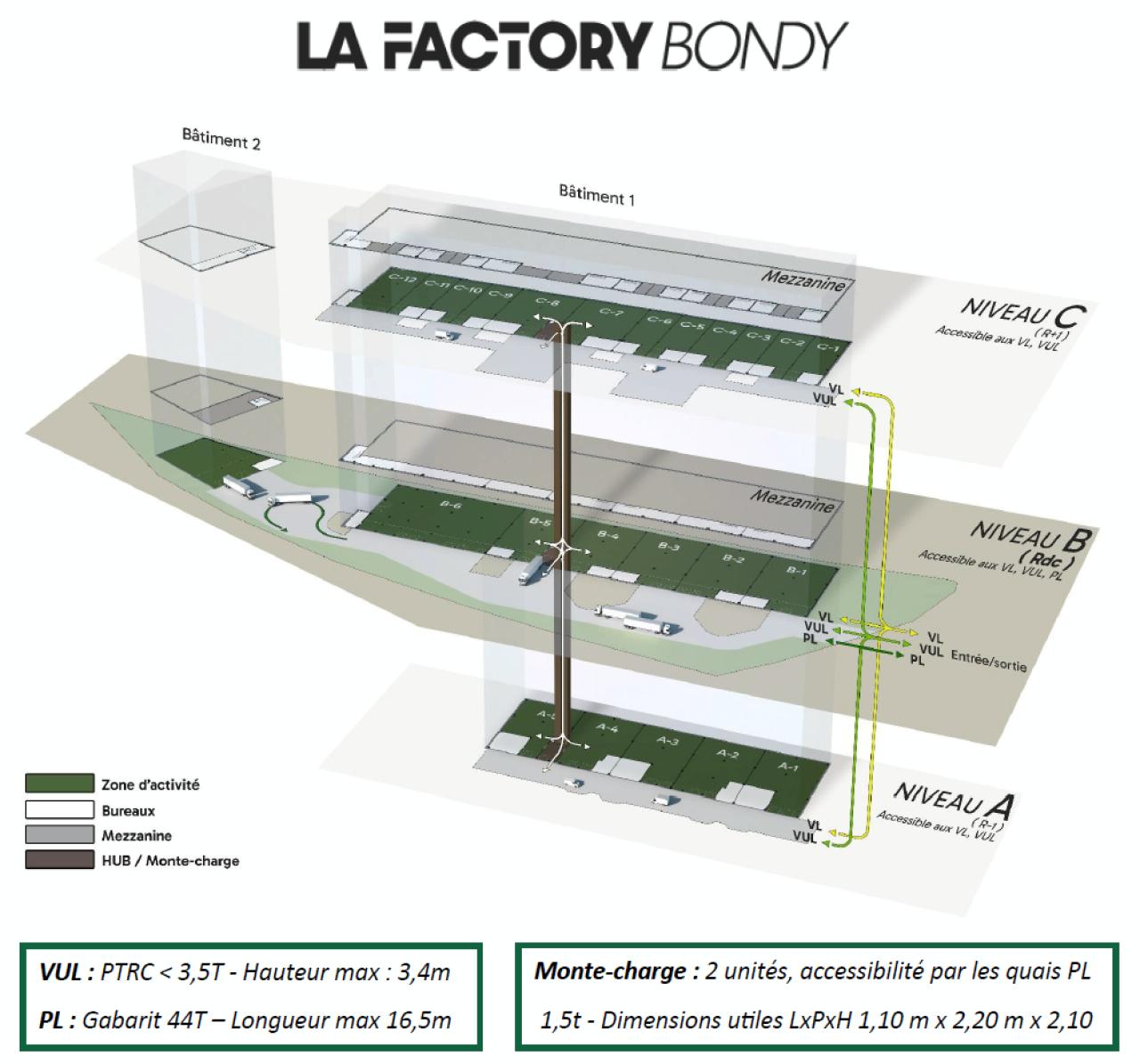 Local d'activité Bondy 19123m² Location local d'activité Bondy Seine-Saint-Denis OLACT2530187 11